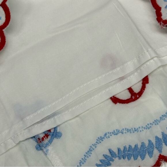 NWT | Little Lisa | Sailor Embroidered Dress | White/Blue/Red | Size 5 - Picture 8 of 11